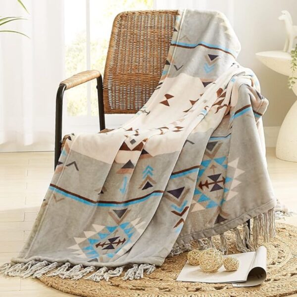 CASAAGUSTO Boho Throw Blanket-B0B9WMCL7T