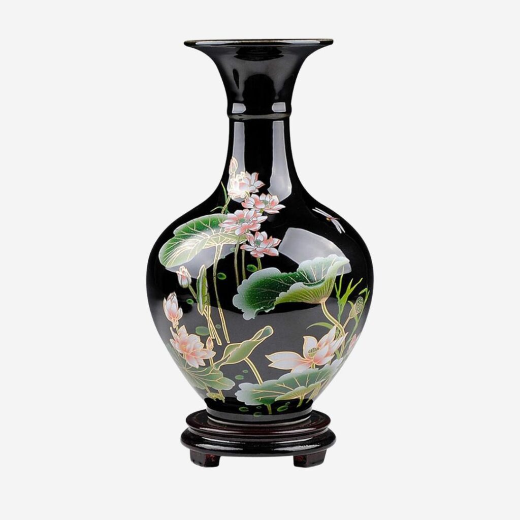 Meightai 9.45'' China Style Decorative Vase-B08L9P2K85