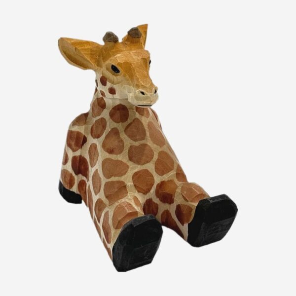 Wood Giraffe Phone Stand-B0CRB2ZFMJ