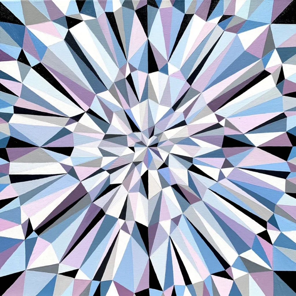 Geometric-Art-Blue-Diamond-by-Tuzhilkina-Maria