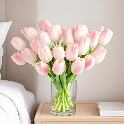 Pink tulips