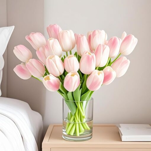 Pink tulips