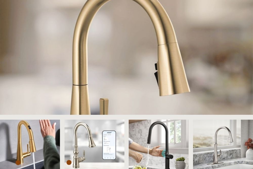 5 Super Stylish Touch-Activated Kitchen Faucets with Pull-Down Sprayer