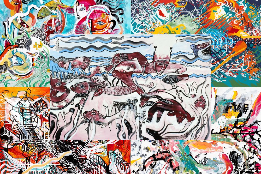Cameron Limbrick's Abstract Art Paintings Radiate With Spirituality