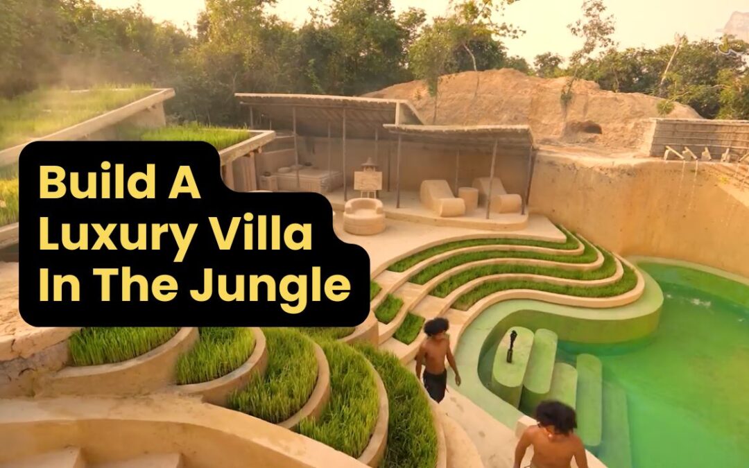 They Took 365 Days To Build A Luxury Villa In The Jungle Without Machines