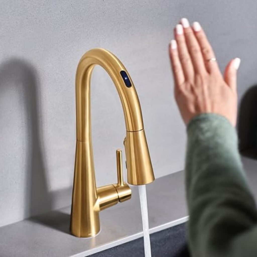 Moen Sleek Smart Faucet Touchless Pull Down Sprayer Kitchen Faucet