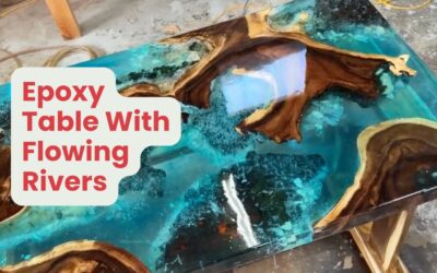 This Epoxy Table Has Flowing Rivers and Real Moss To Rock Your Dining Room
