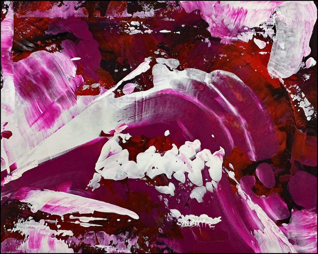 “Color Field Painting 01” Abstract Art Painting by Rudi Eckerle