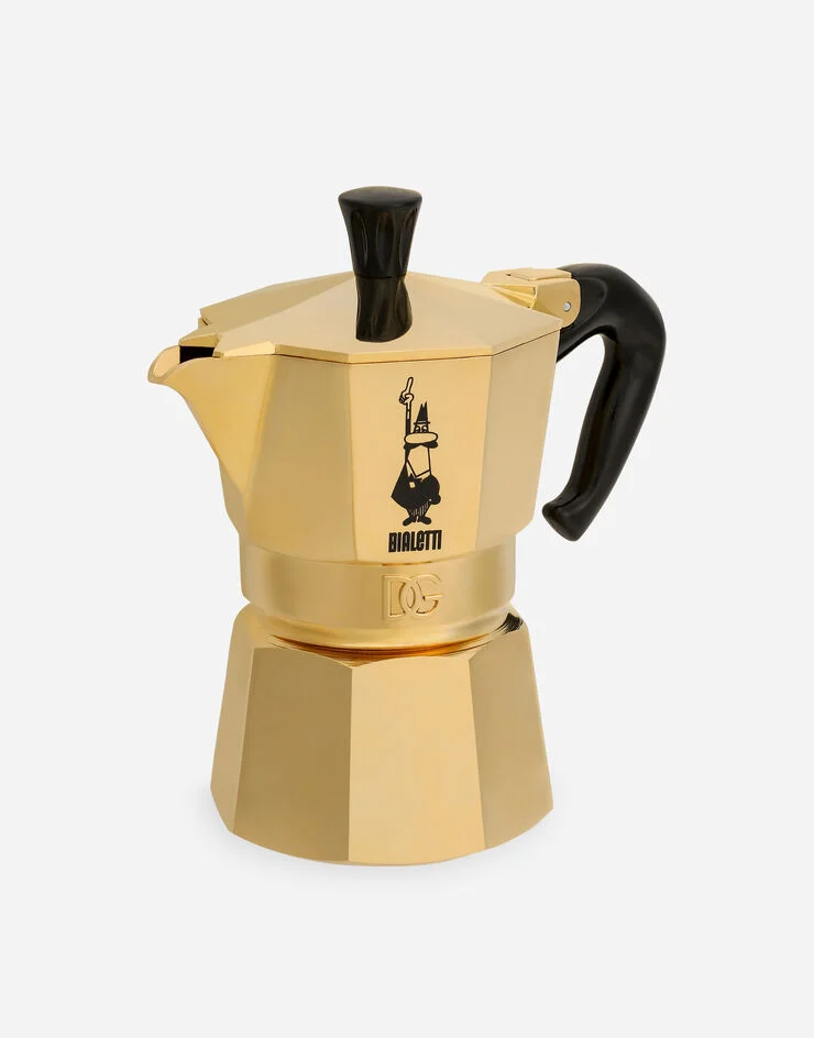 24K Gold Decorative Moka Bialetti Dolce & Gabbana