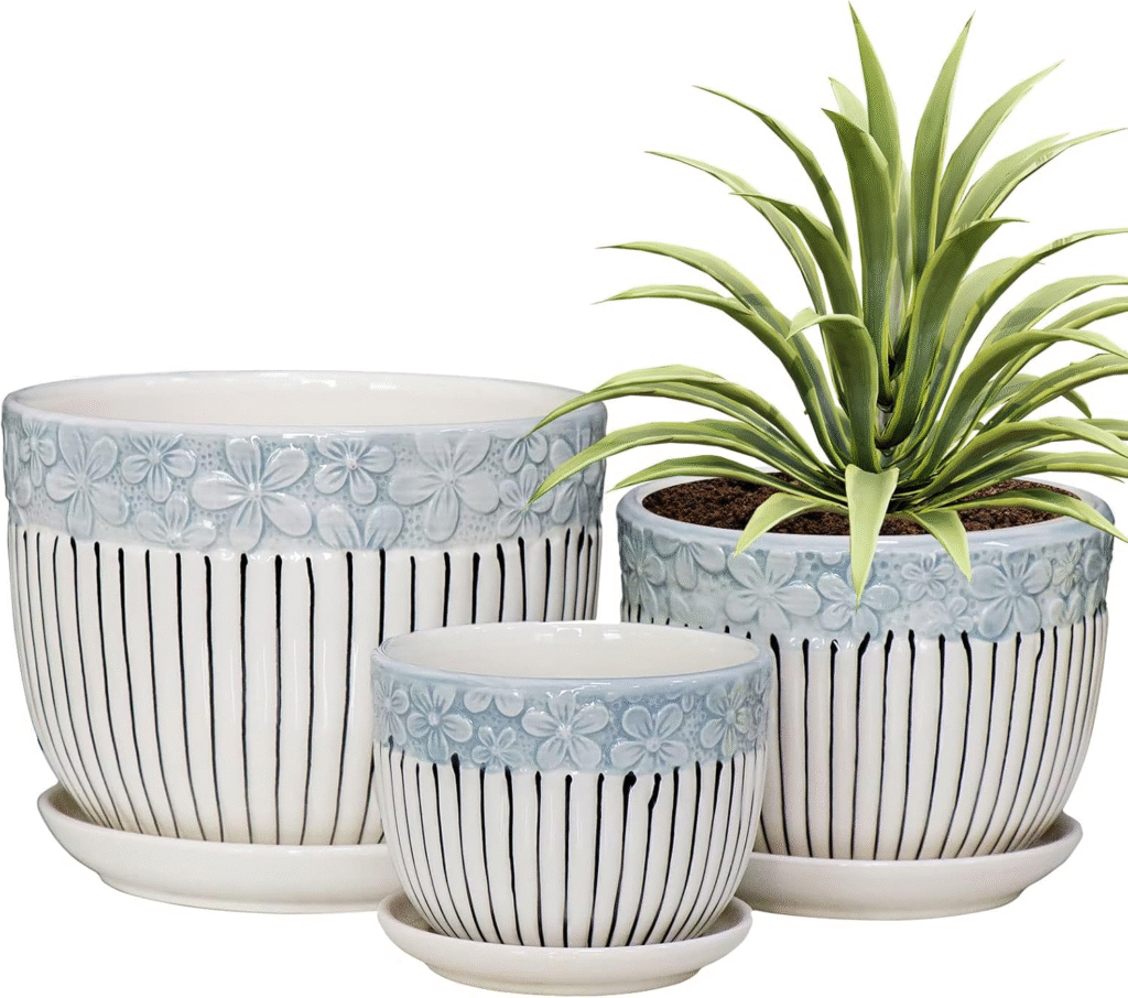 Ton Sin Textured Ceramic Succulent Planter