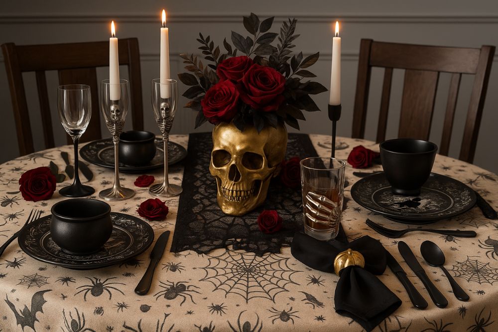 10 Spooky Halloween Party Dining Table Setup Ideas