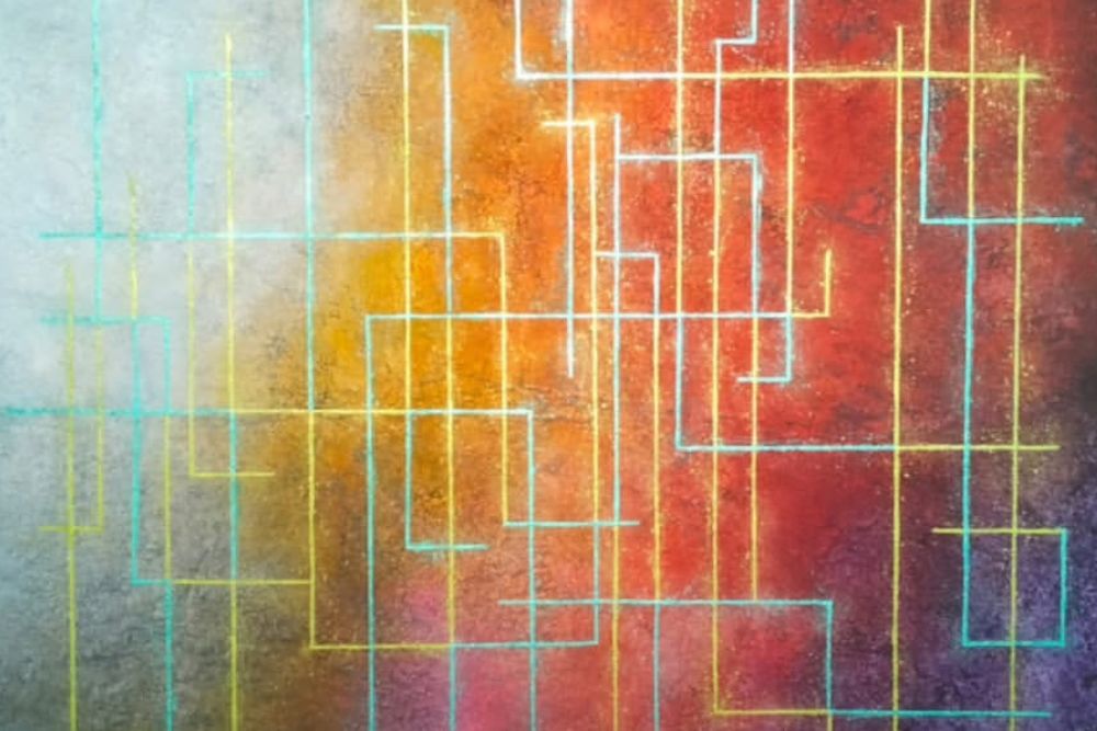 Kat Yew’s Abstract Line Art Explore Stillness and Motion