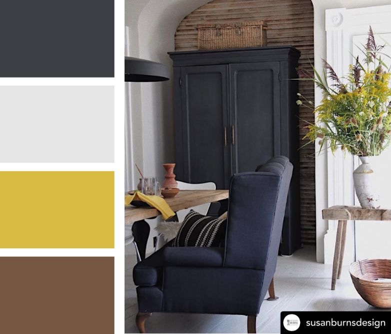 Modern Neutrals with a Pop of Autumn Brights