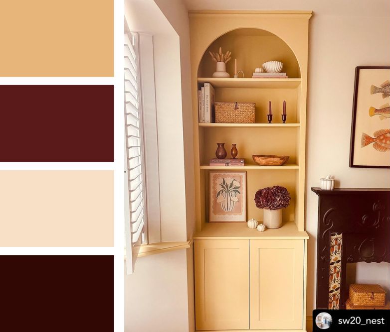 Warm & Inviting: Marigold Yellow with Burgundy