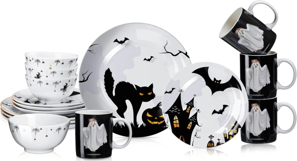 Halloween Ghost Ceramic Dinnerware