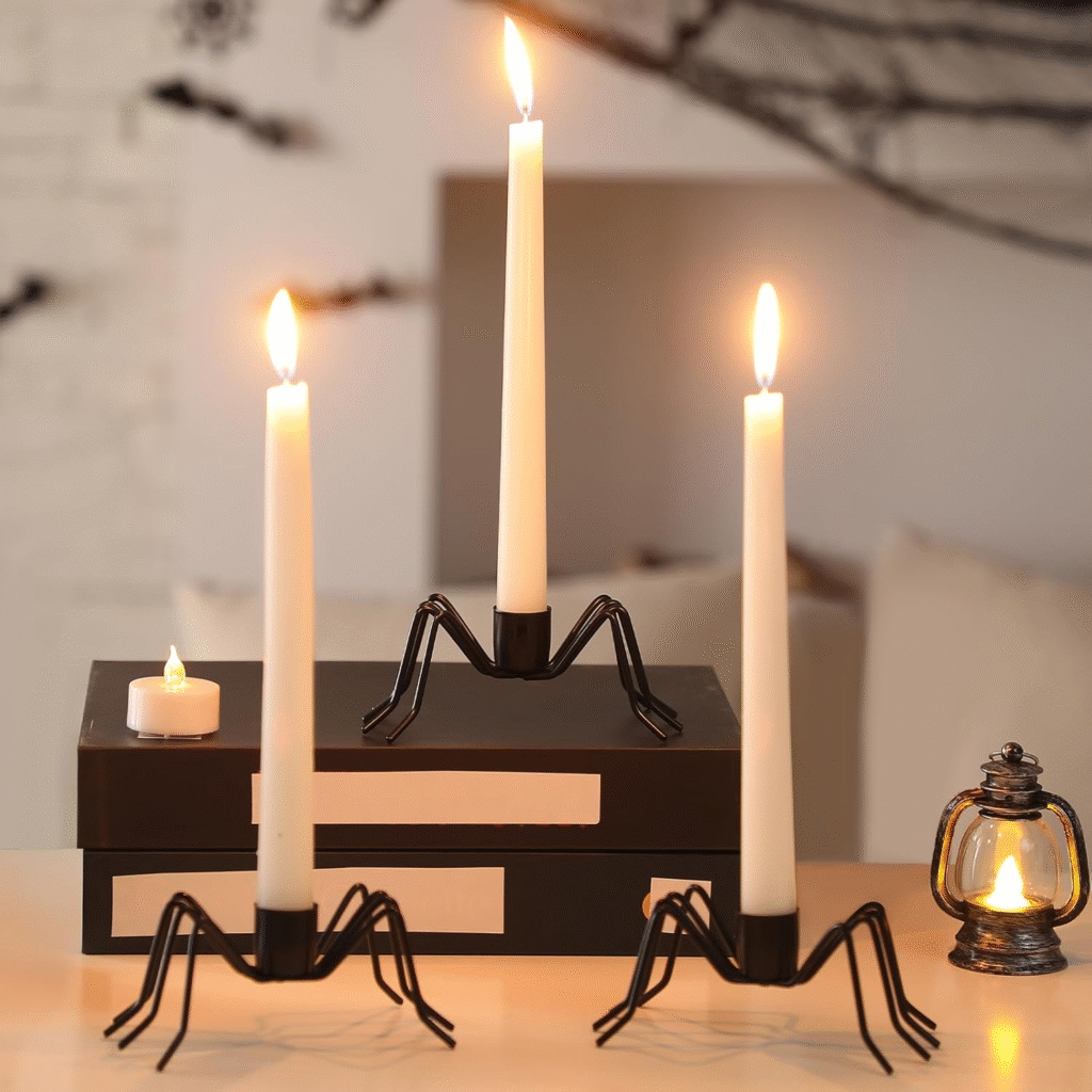 Spider Candlestick Holders