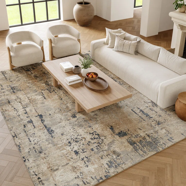 Mercury Row Addie Abstract Modern Area Rug (60% Off)