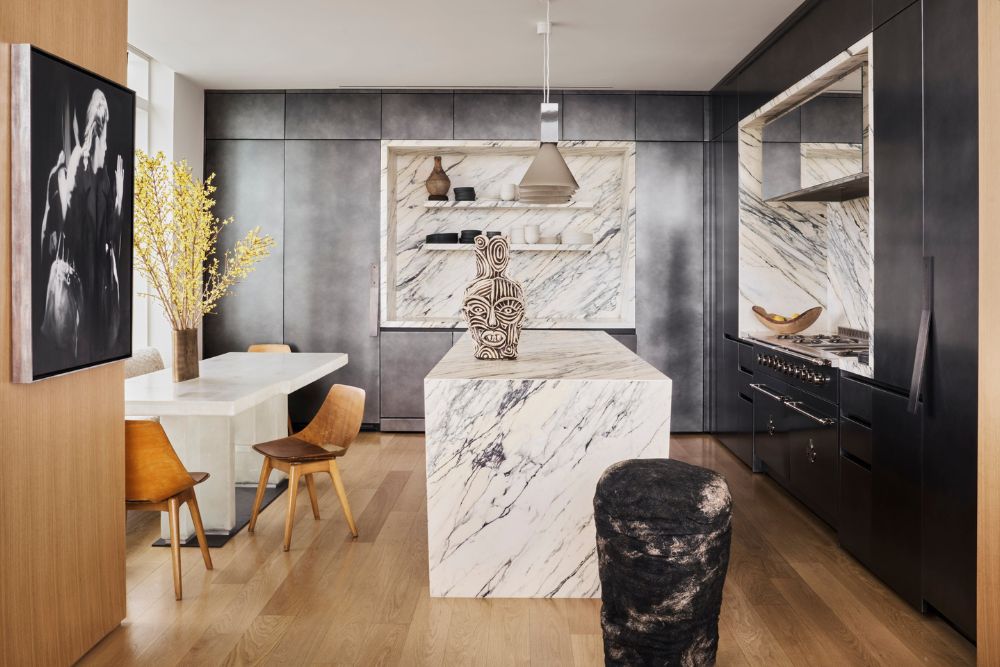 Manhattan Penthouse Kitchen by Julie Hillman