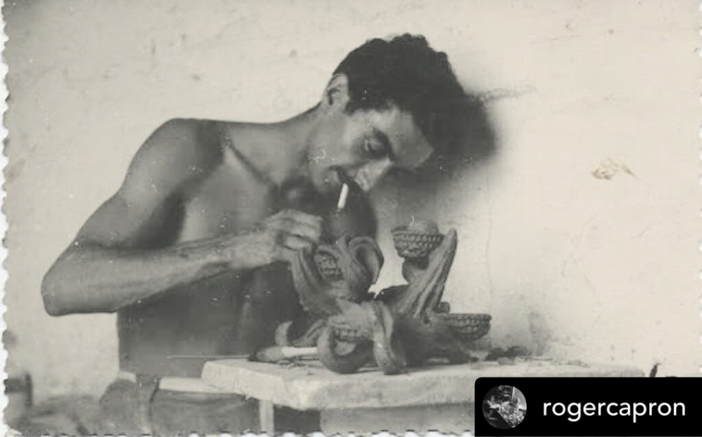 Roger Capron At Work