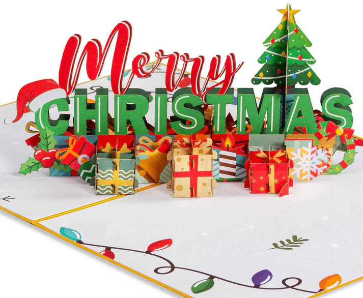 Merry Christmas Pop-Up Card
