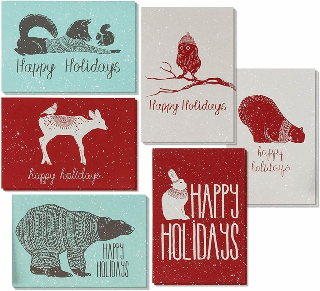 Holiday Greeting Cards Set