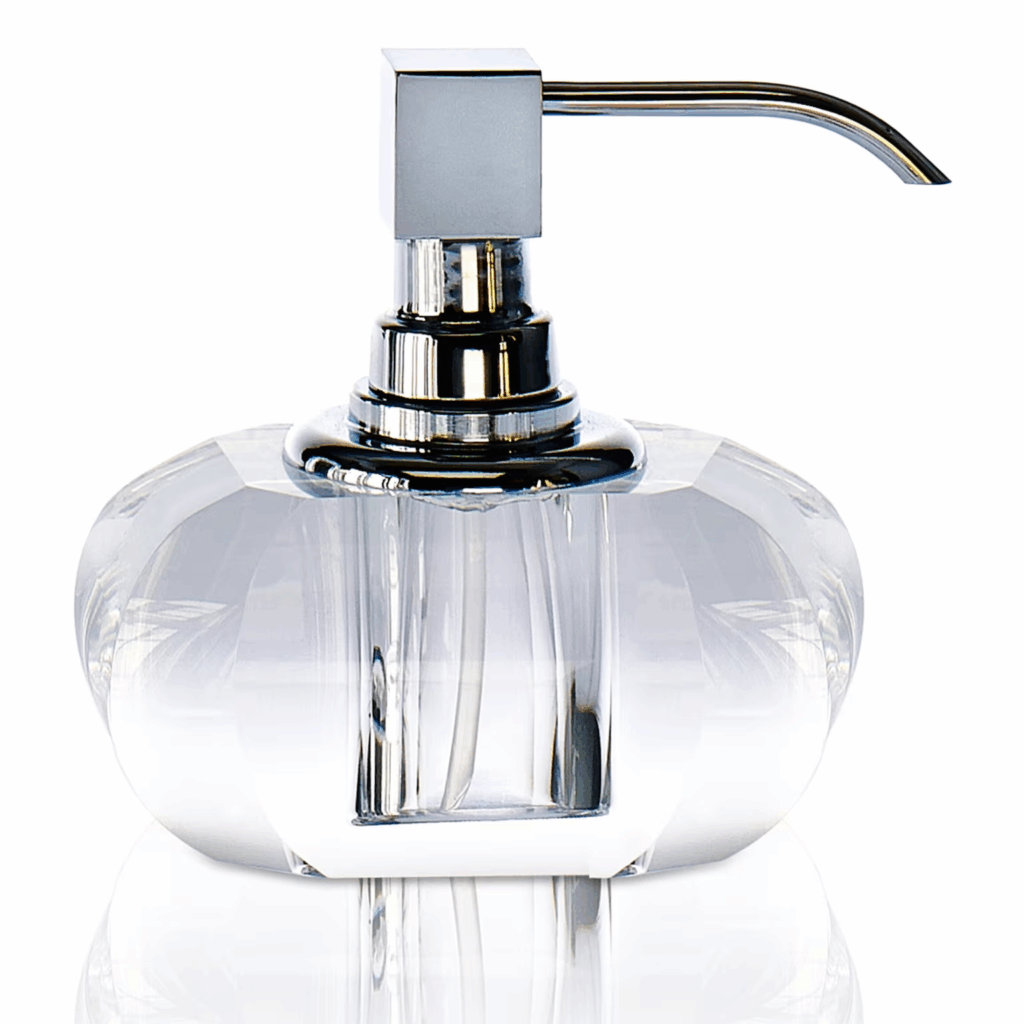 Silver Crystal Soap Dispenser