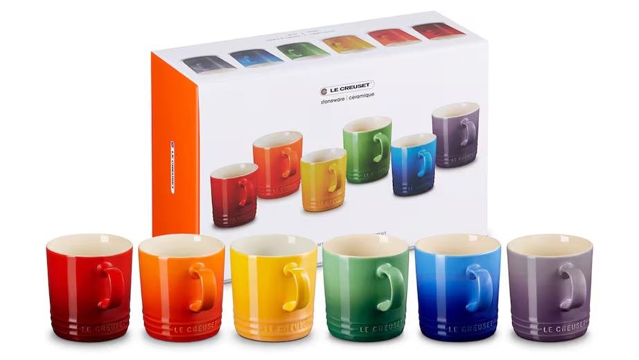 Le Creuset Rainbow Mugs