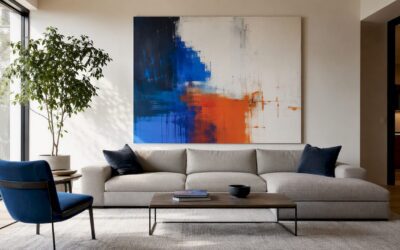 Oversized Art Ideas That Actually Work in Large Rooms