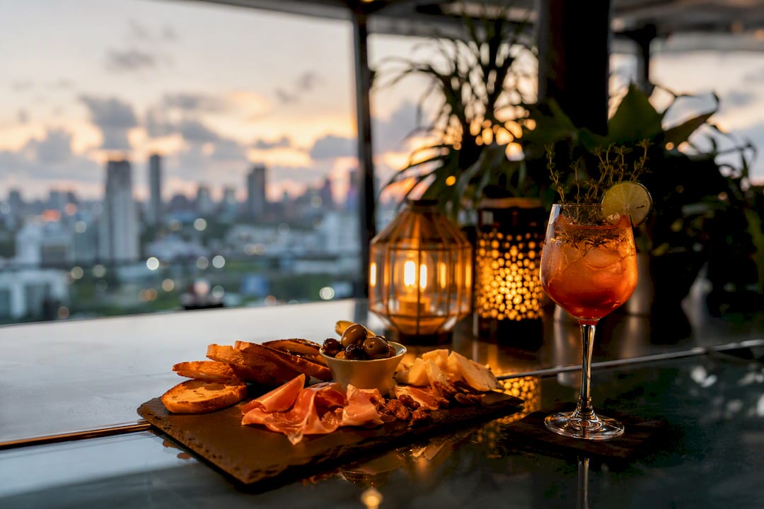 Tapas and cocktail at Miami Art Week restaurant