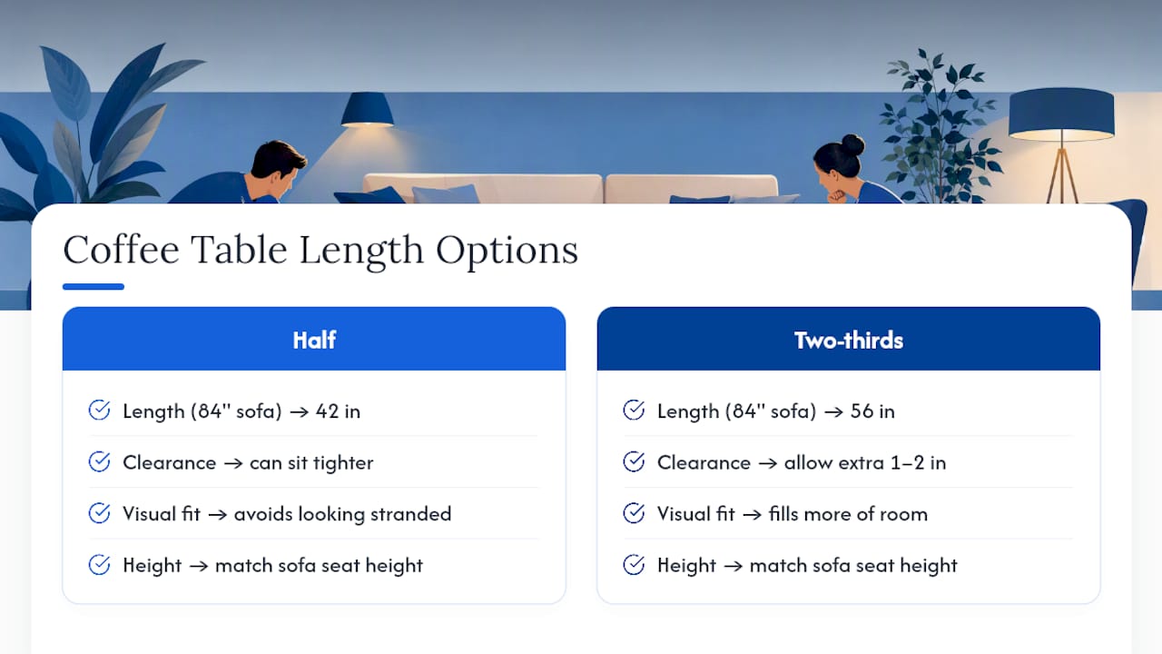 Table Size and Height: The Proportion Rules That Matter Most — overview diagram