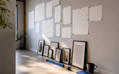 Gallery Wall Layout: Paper Templates and Drill Ready Digital Plans