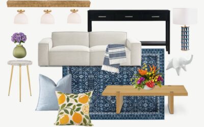 Seaside Serenity Styling for a Coastal Condo Living Room