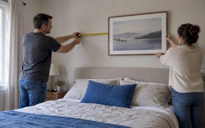 Above Bed Art That Fits: Size It 2/3–3/4 of Bed, Hang Steps & Picks